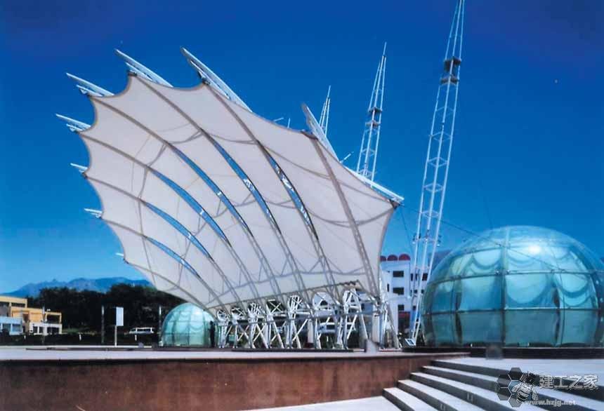 库尔勒车棚膜结构网架