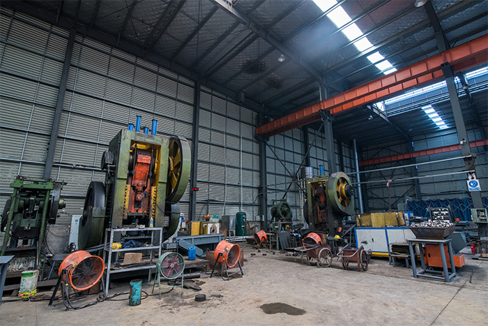 库尔勒网架配件-锥头加工车间